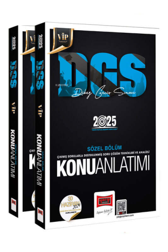 2024 DGS VİP Sayısal-Sözel Yetenek Konu Anlatımlı Set