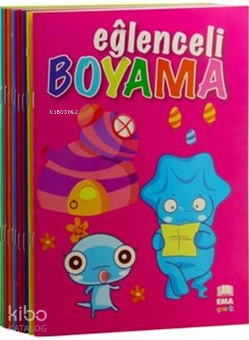 Eğlenceli Boyama; 10 Kitap Takım - Kitapiks.com