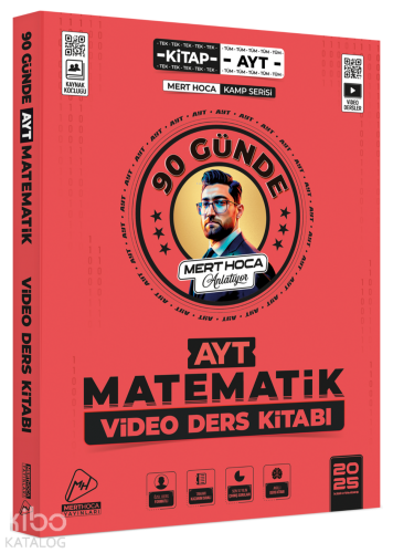 Mert Hoca Yayınları 2025 90 Günde AYT Matematik Kampı Video Ders Kitabı