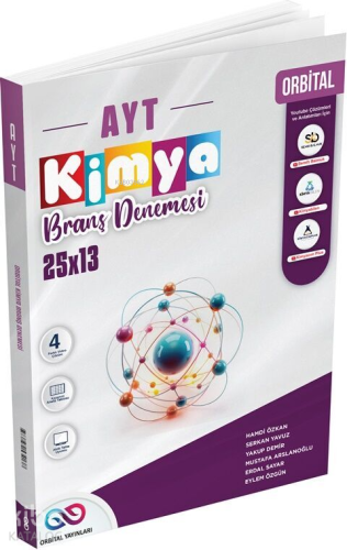 Orbital Yayınları AYT Kimya 25 x 13 Branş Denemeleri - Kitapiks.com
