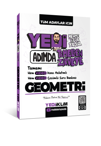Yedi Adımda Temelden Zirveye Geometri Video ;Konu Anlatımlı Video Çözümlü Soru Bankası